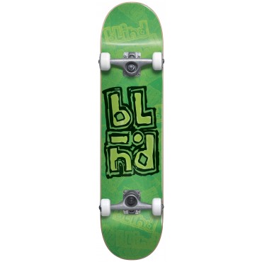 BLIND OG stacked stamp FP Complete Skateboard 8,0" green