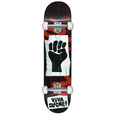 CLICHE Viva Cliche FP Complete Skateboard 7.75 red/black