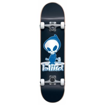 BLIND Bitmap reaper Complete with soft wheels Skateboard 7,625" blue