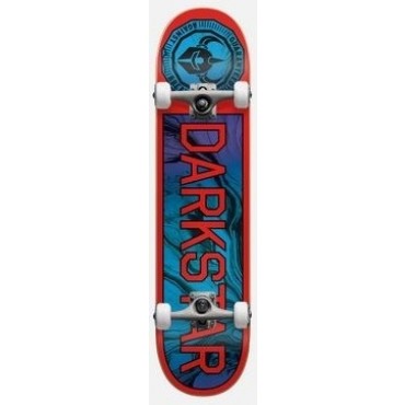 DARKSTAR Timeworks Complete Skateboard 7,75" red blue