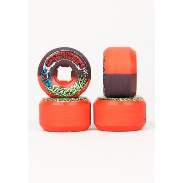 Santa Cruz Slime Balls Wheels 54mm Stranger Things Vomits 99A red black