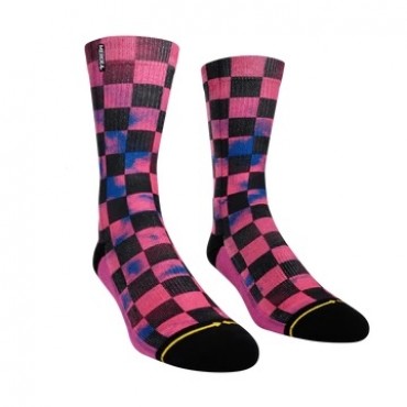 Merge4 Checkmate pink Sock Large