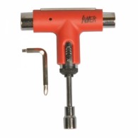 SILVER Skate Tool red 
