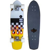 DUSTERS cruiser Flames yellow/white 7,9" Complete 