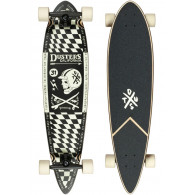 DUSTERS Longboard Moto checker 8,75" Complete pintail 