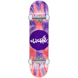 CLICHE Peace FP Complete Skateboard 8.0 purple/red