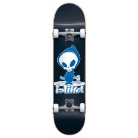 BLIND Bitmap reaper Complete with soft wheels Skateboard 7,625" blue