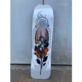ADED Bone 9,0" Skateboard Deck Hammerhead white special shap