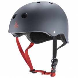 TRIPLE 8 Dual certified V2 Helmet gun matte