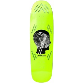 MADNESS Out of mind R7 9,13" Skateboard shaped Deck neon yellow