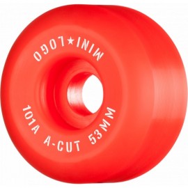 Mini Logo Wheels A-Cut #3 53mm 101A red